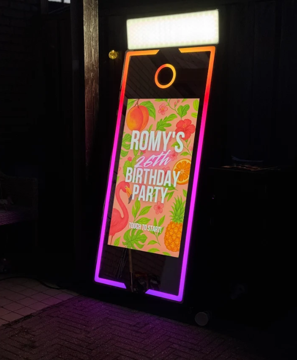 Mirror photobooth huren