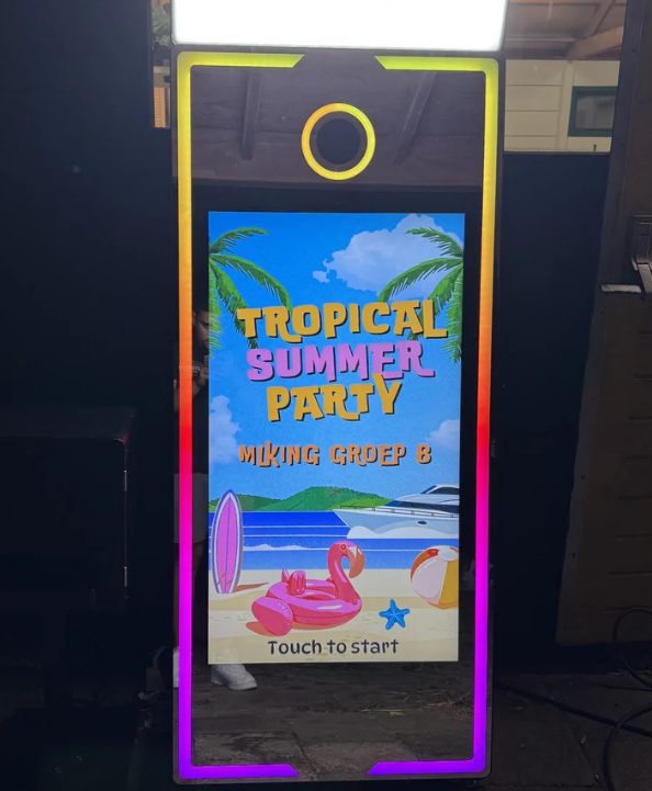 Mirror photobooth huren